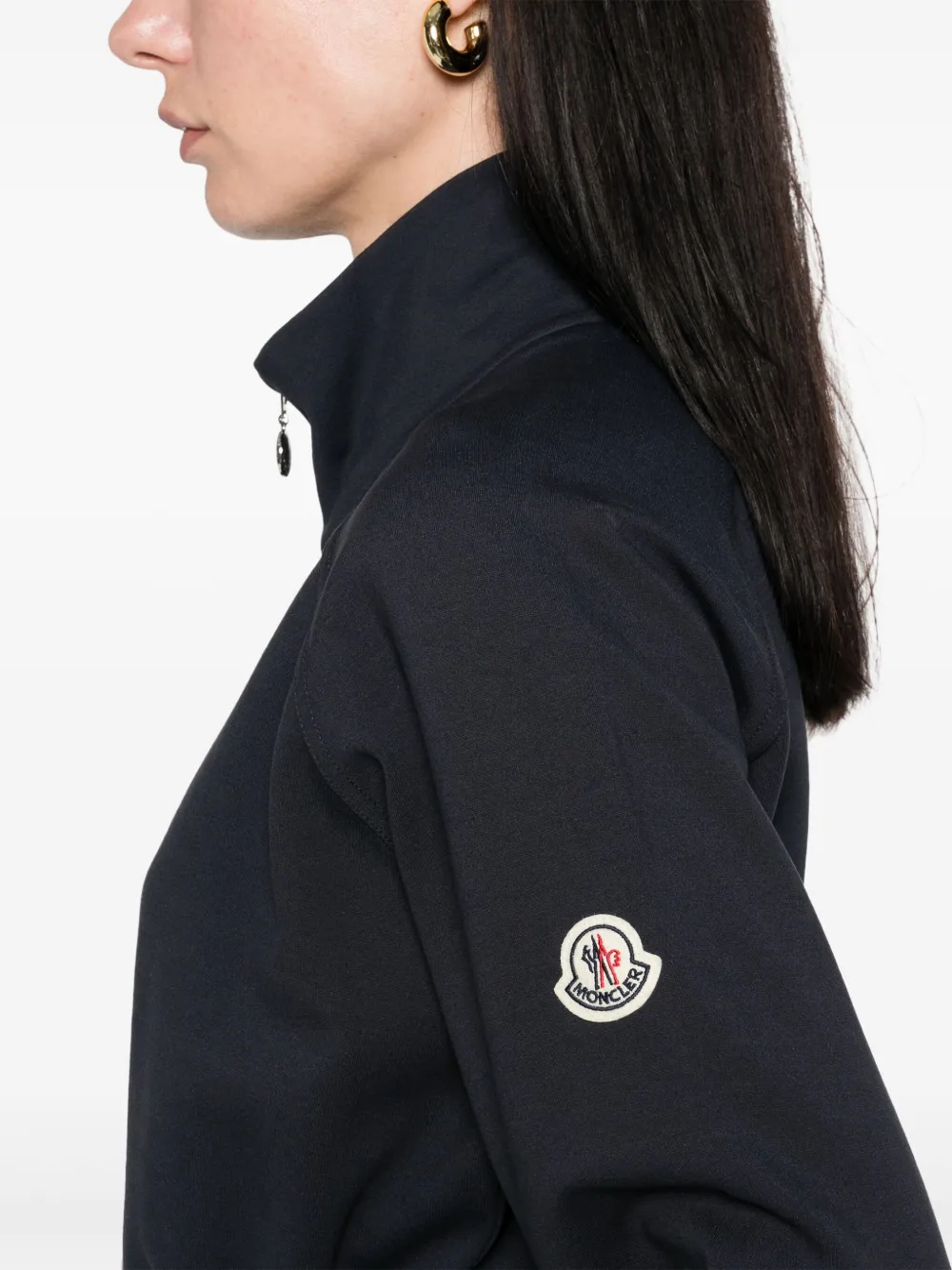 Moncler Mini-jurk met rits Blauw