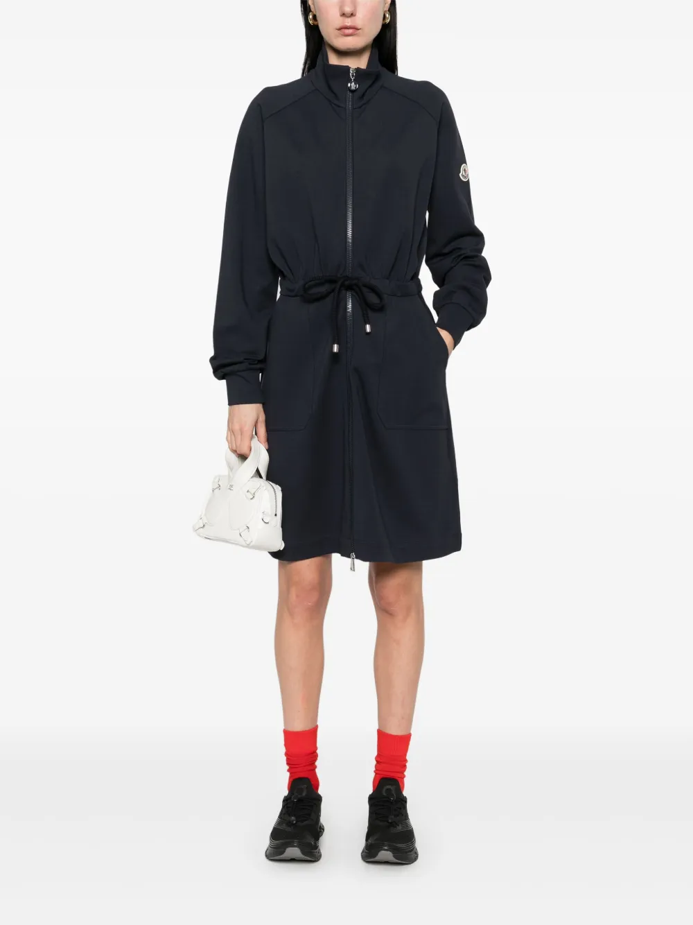 Moncler Mini-jurk met rits - Blauw