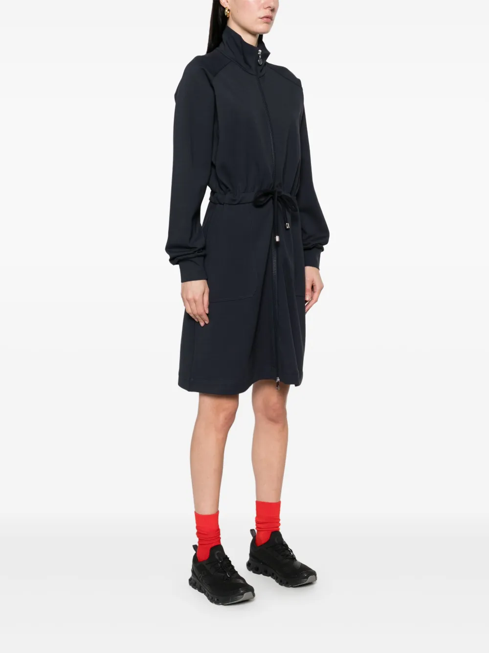 Moncler Mini-jurk met rits Blauw