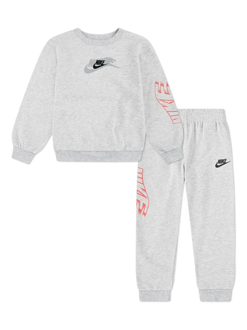 Nike Kids コットン トラックスーツ - グレー Nike Kids コットン トラックスーツ - グレー