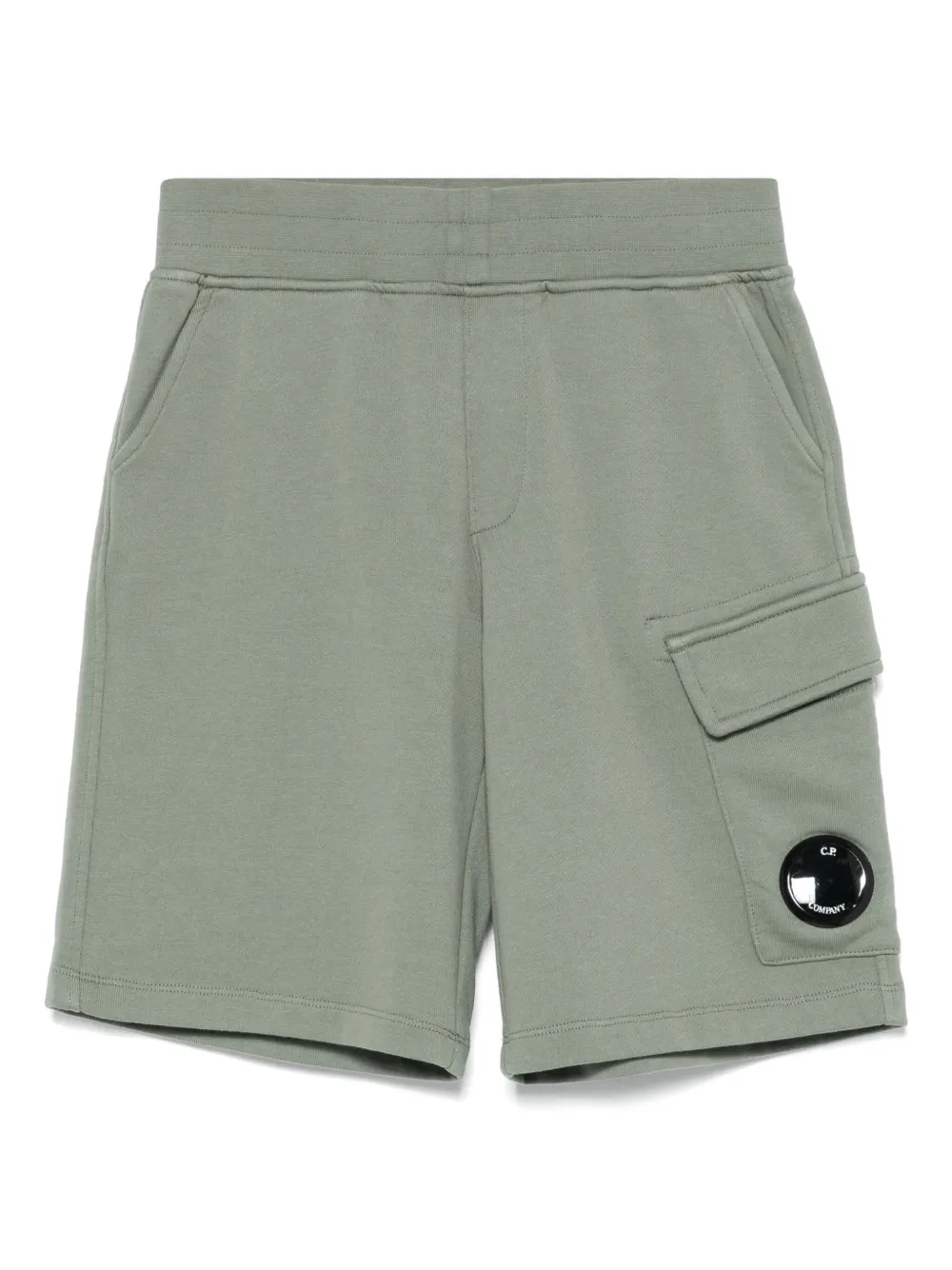 C.P. Company Kids Shorts met lensdetail Groen