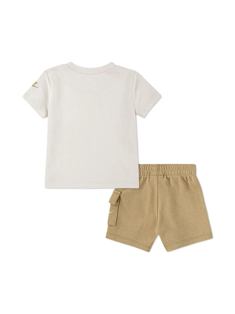 Nike Kids cotton shorts set - Beige