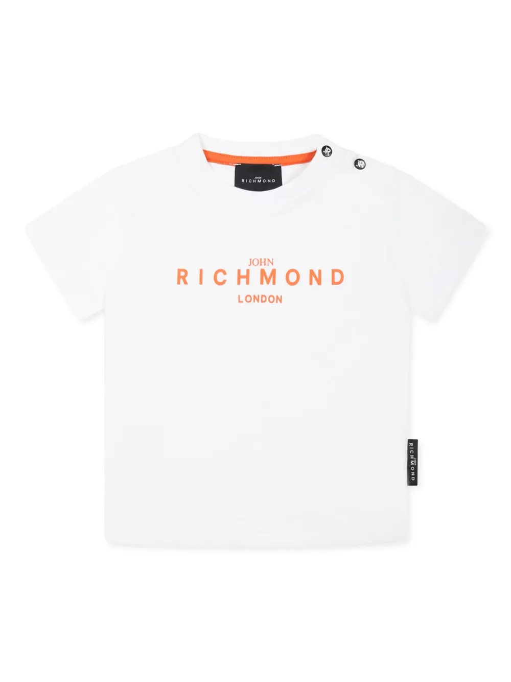 John Richmond Junior T-shirt met logoprint Wit