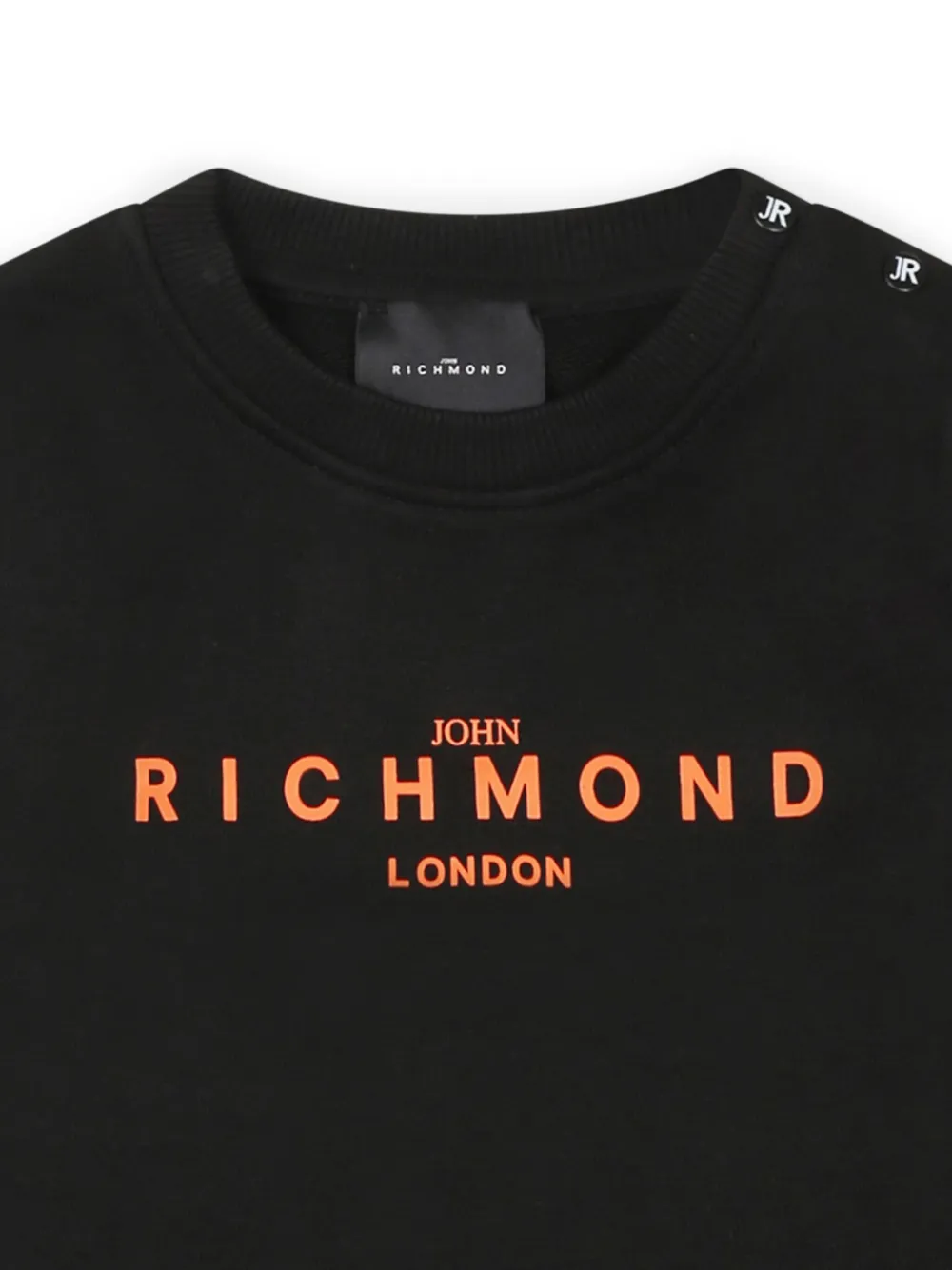 John Richmond Junior Sweater met logoprint Zwart