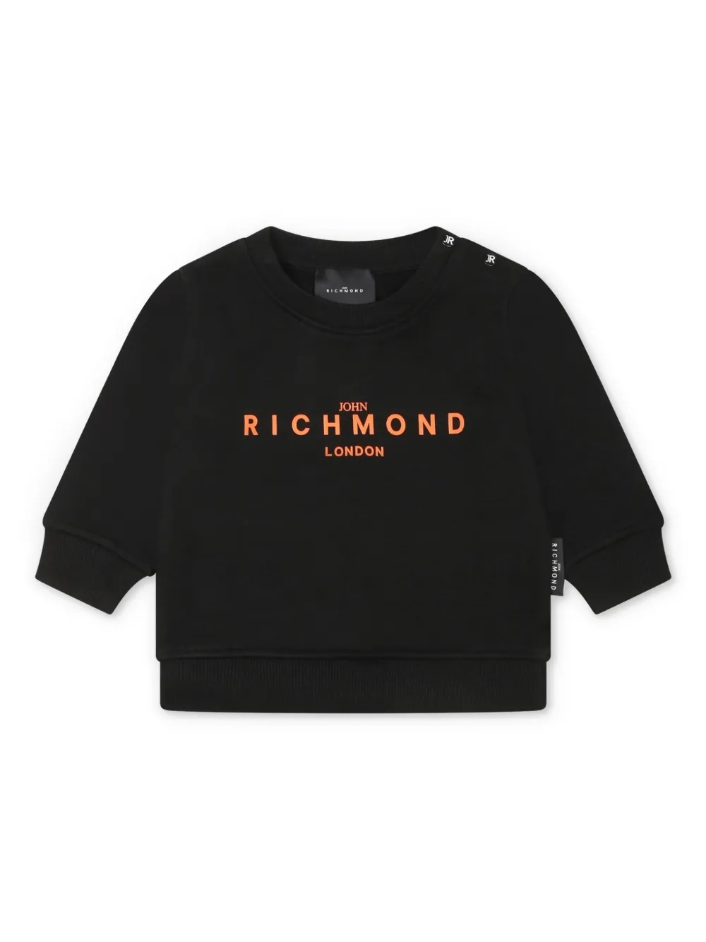 John Richmond Junior Sweater met logoprint Zwart