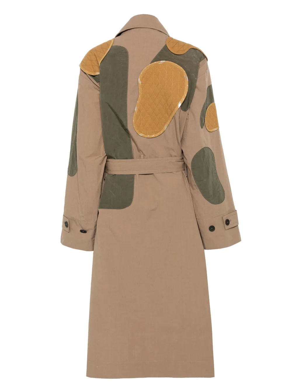 Craig Green Trenchcoat met patch - Beige