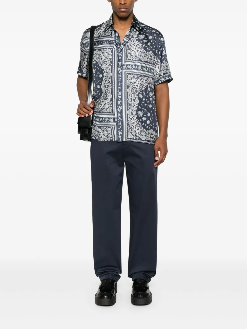 FENDI Gabardine broek - Blauw