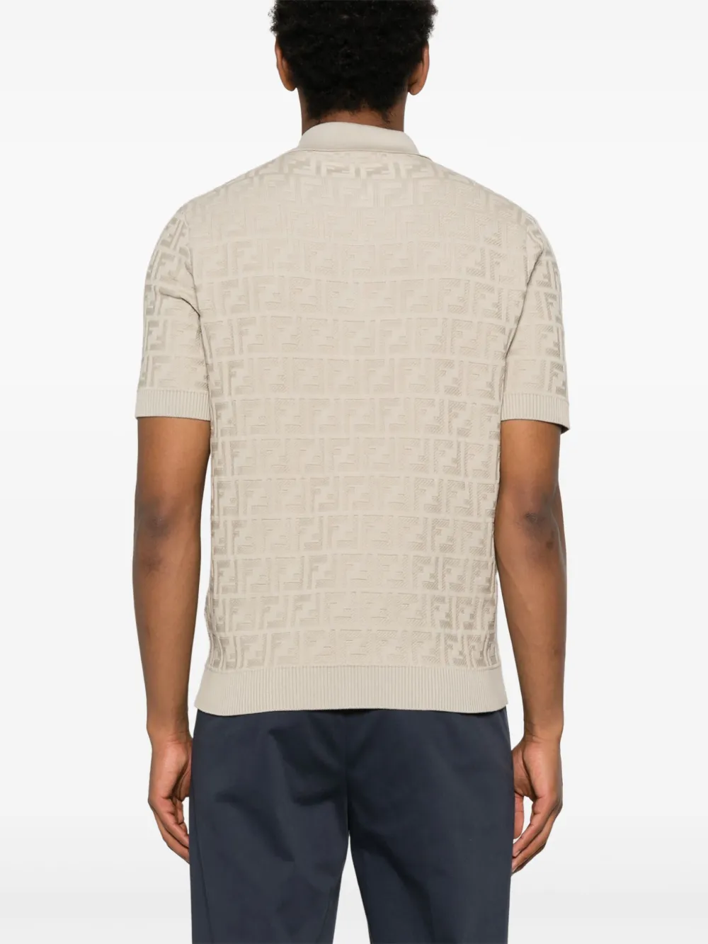 FENDI Katoenen poloshirt Beige