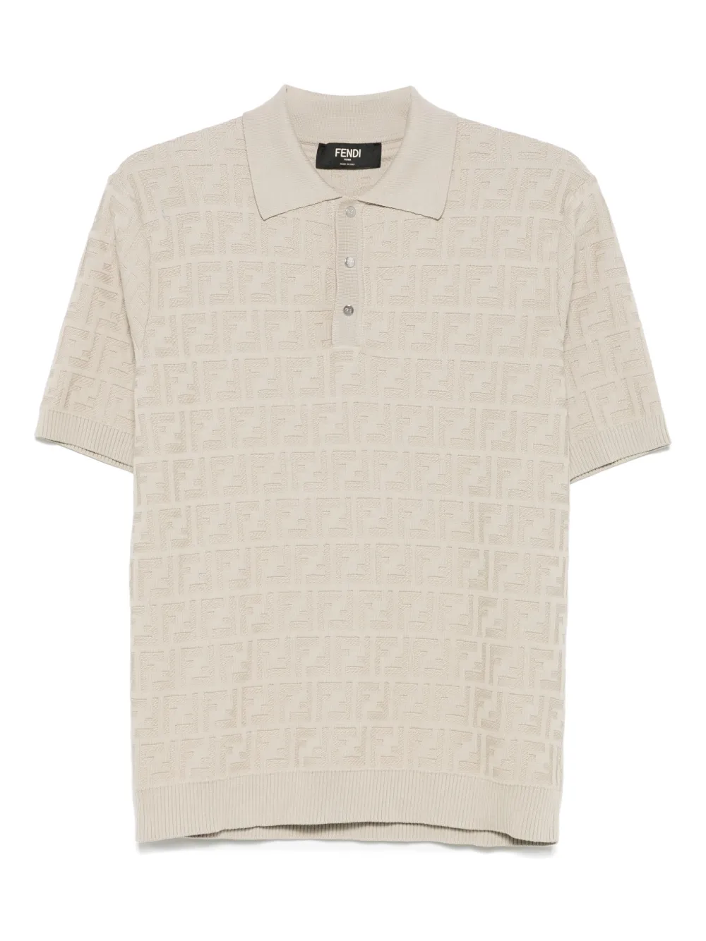FENDI Katoenen poloshirt Beige