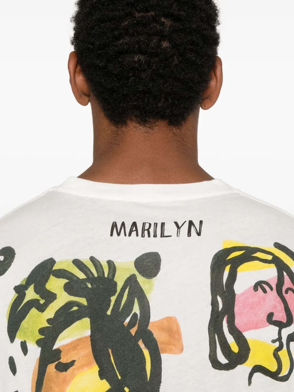 Bode Collage Printed Cotton-jersey T-shirt In Multi