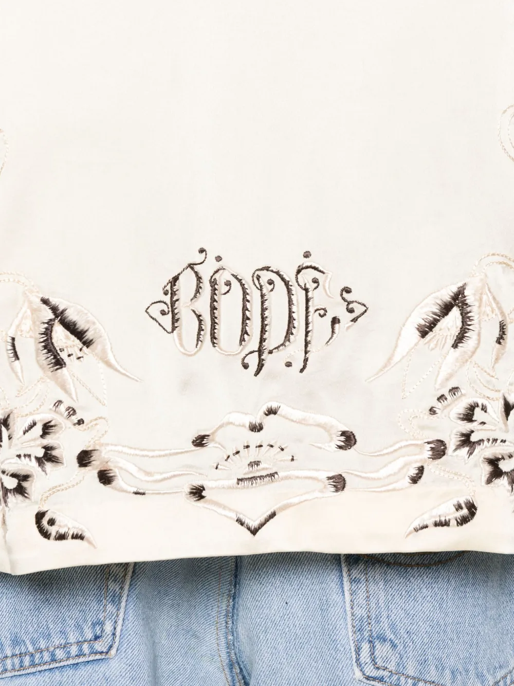 BODE Phantasm zijden overhemd Beige