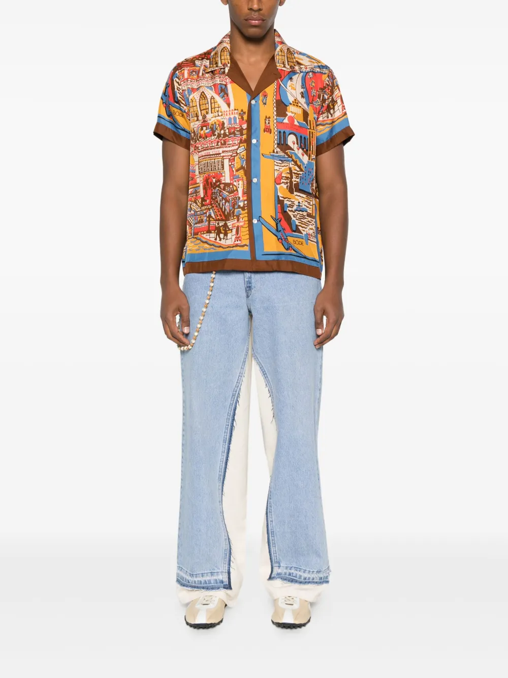 BODE city-scene print silk shirt | Image 2