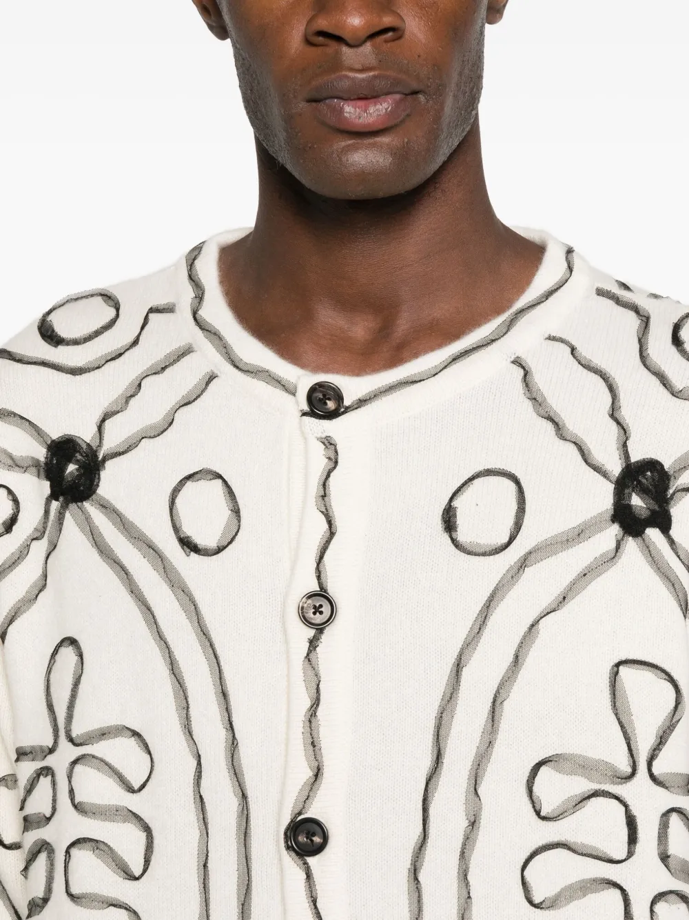 BODE Winter Garden vest Beige