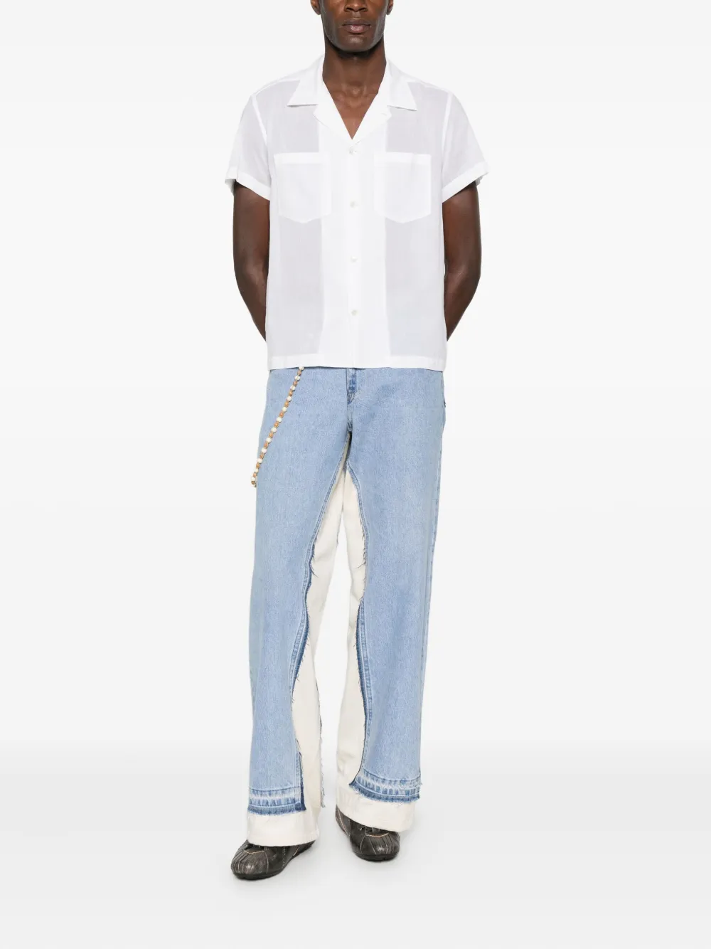 BODE short-sleeved shirt - Wit