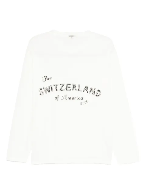 BODE graphic-print long-sleeve T-shirt