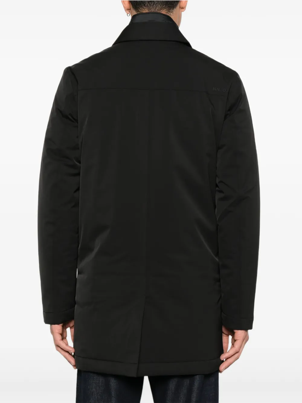 NN07 Blake regenjas met knopen Zwart