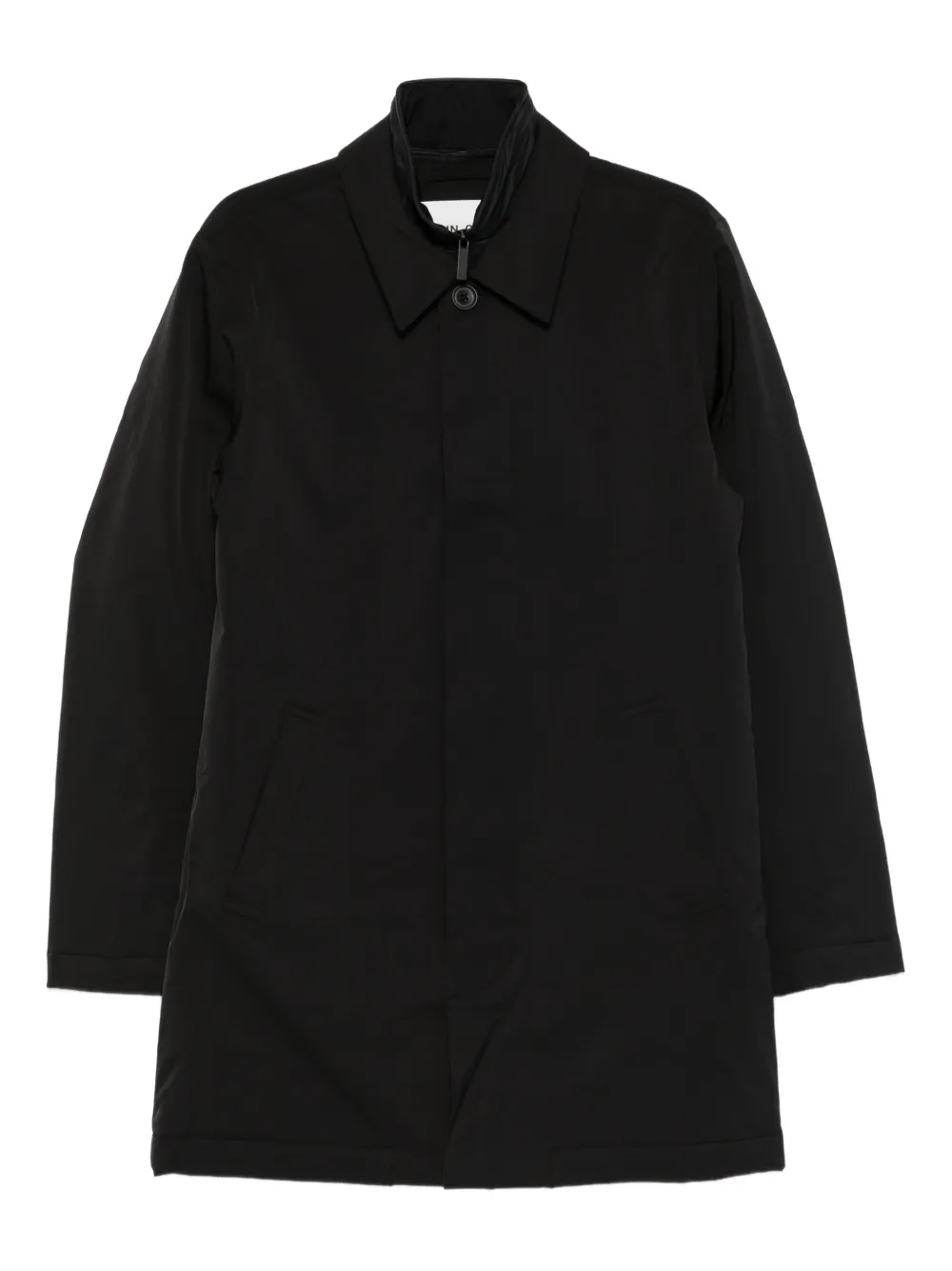 NN07 Blake button down raincoat | Black | Image 1
