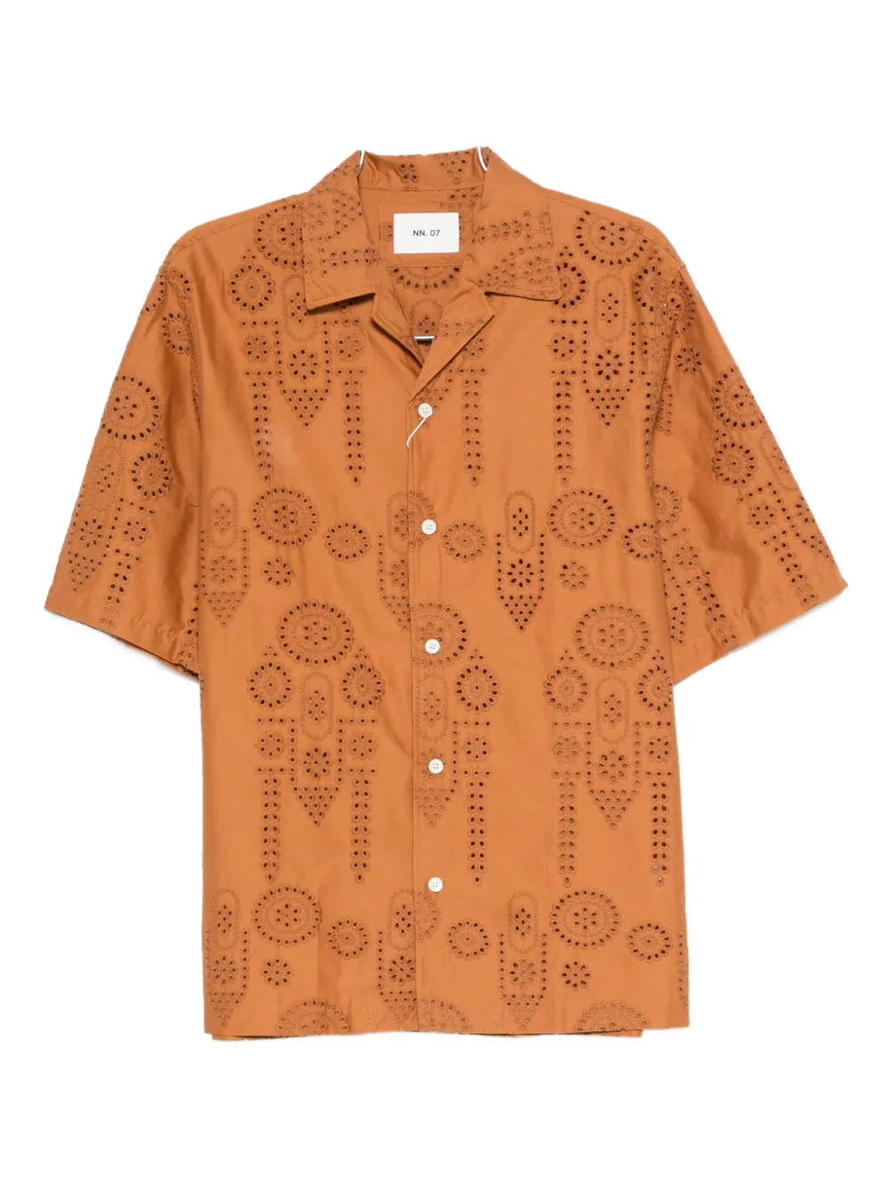 NN07 Ben shirt | Brown | Image 1