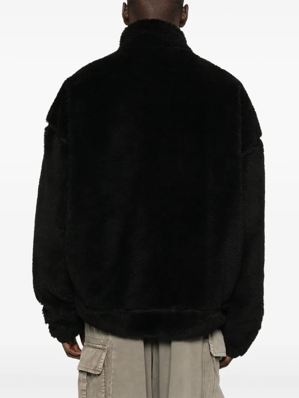Maison MIHARA YASUHIRO Fleece bomberjack Zwart