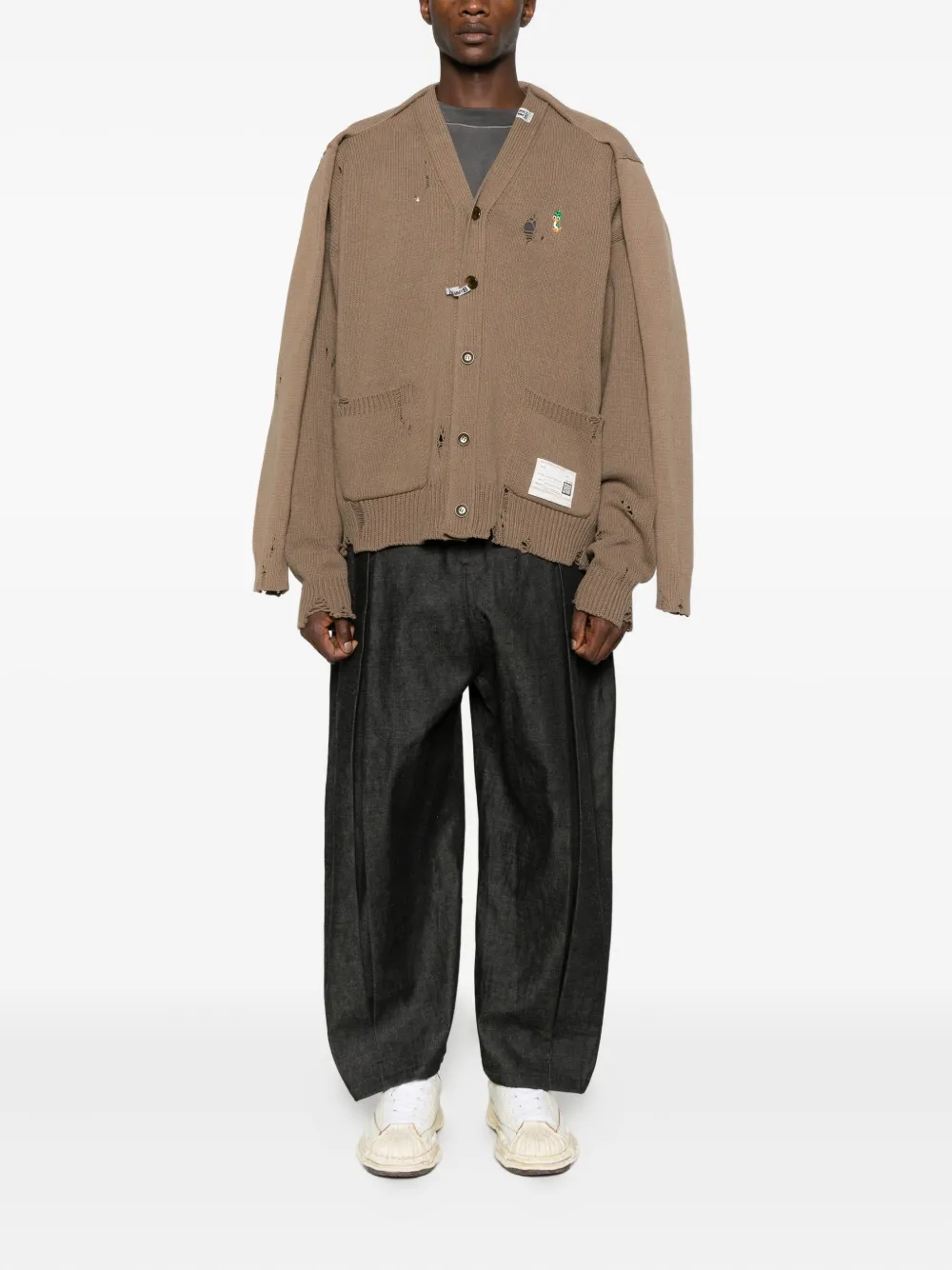 Maison MIHARA YASUHIRO cardigan à design superposé | Cardigans | Image 2