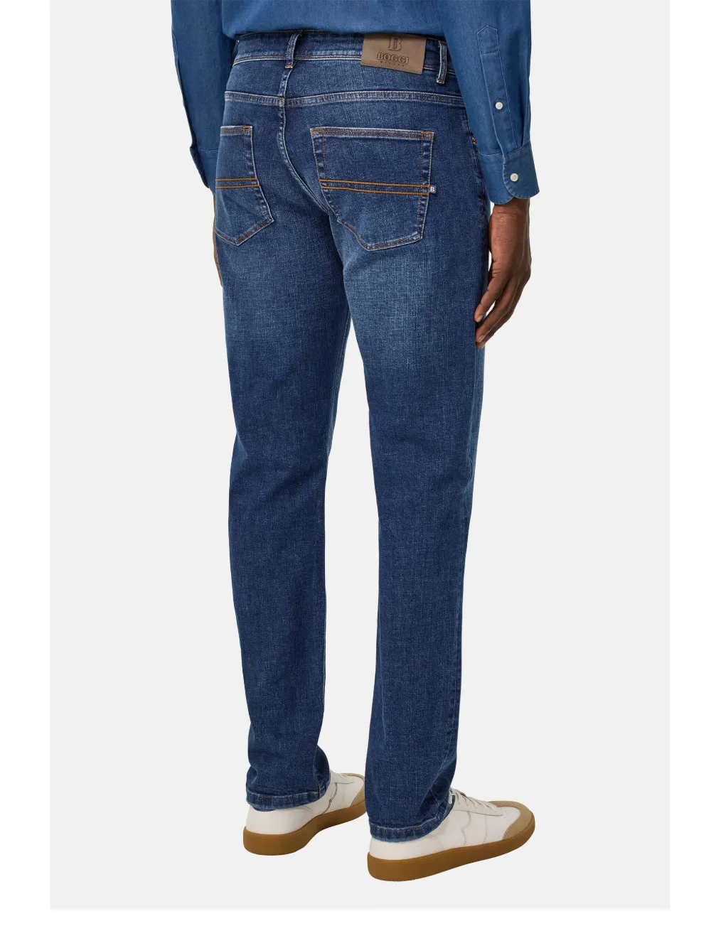 Boggi Milano Straight jeans Blauw