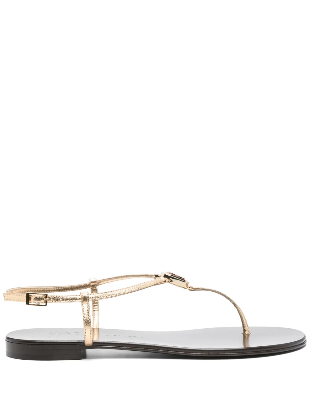 Giuseppe Zanotti Cameliee flat sandals Gold