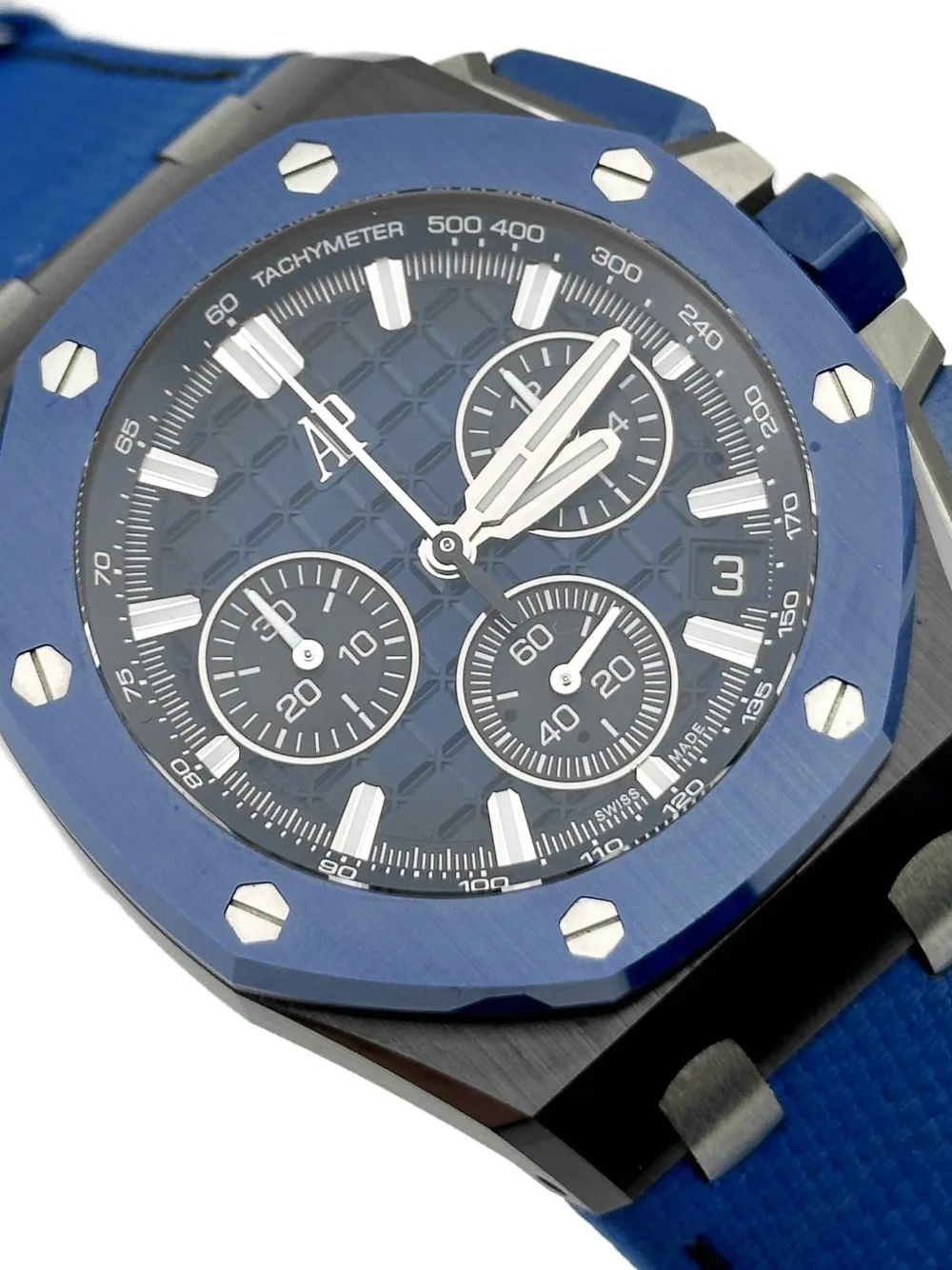 Audemars Piguet 2023 pre-owned Royal Oak Offshore Chronograph 43mm - Blauw