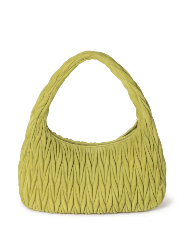 【送関込】MiuMiu☆ミュウミュウ Wander Shoulder Bag Miu Miu Wander Shoulder Bag | Green | FARFETCH