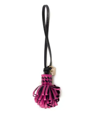 【送料&関税込】Miu Miu Pastel Pink Leather Keyring Miu Miu Leather Trick in Natural | Lyst