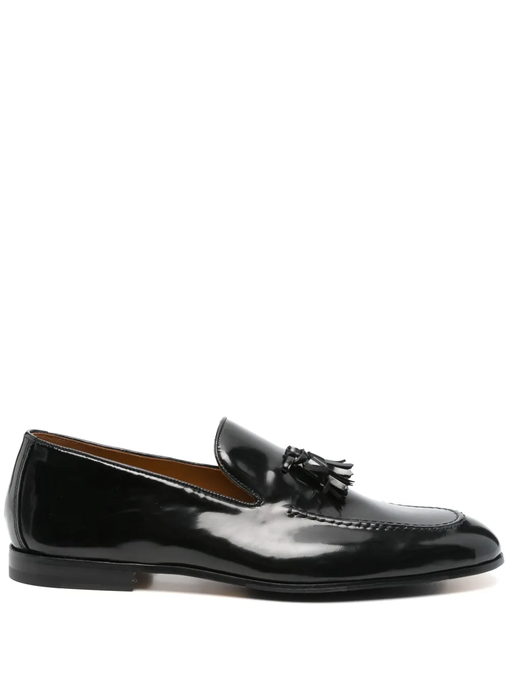 Doucal's leather loafers Black