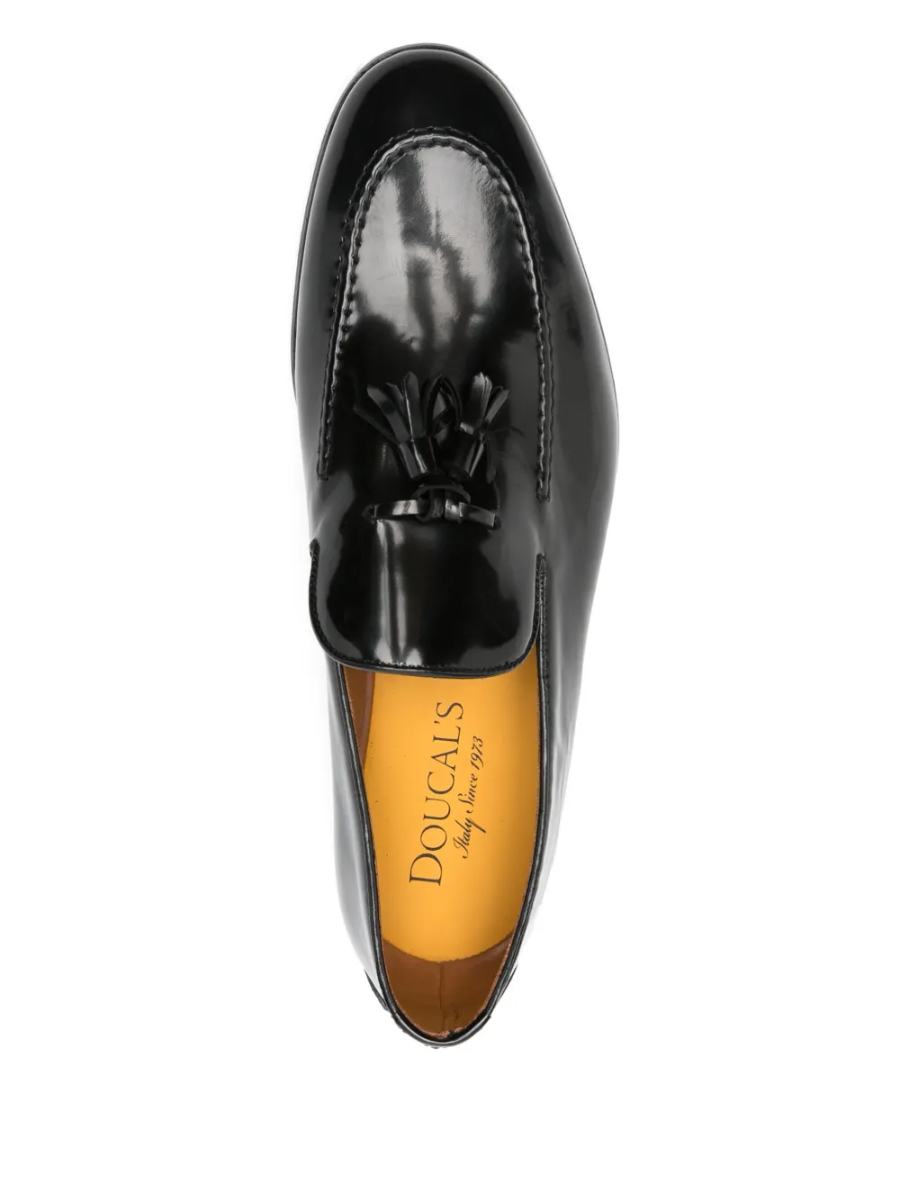 Doucal's leather loafers Black