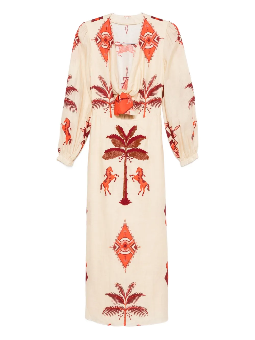 Across Paradise midi dress