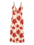 Johanna Ortiz Sendero de Astromelias midi dress - Neutrals