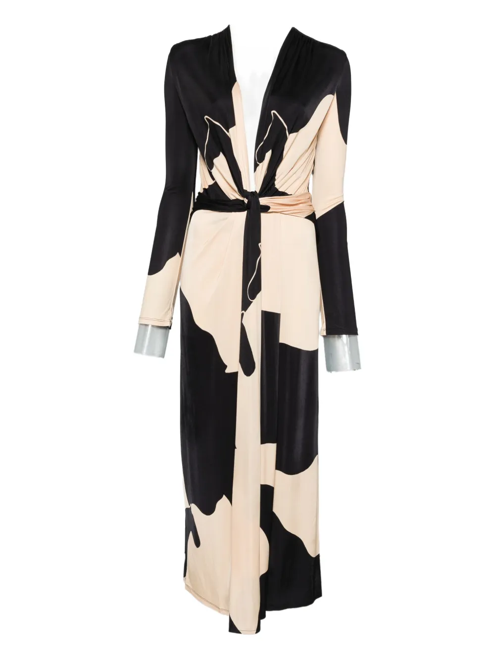 Johanna Ortiz Oasis Midi Dress In Multi