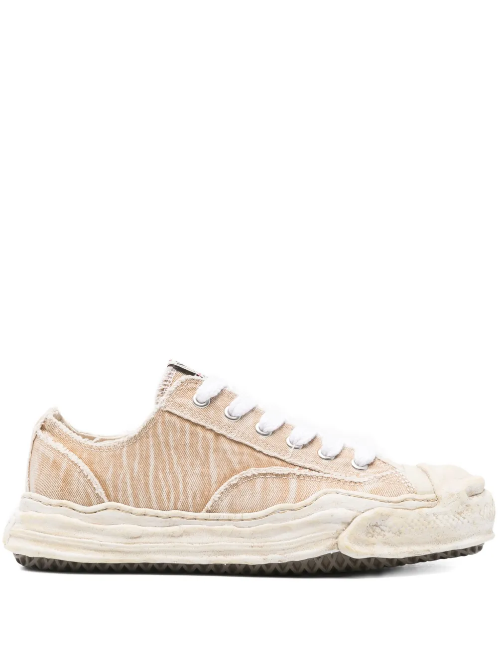 Maison MIHARA YASUHIRO canvas low top sneakers Neutrals