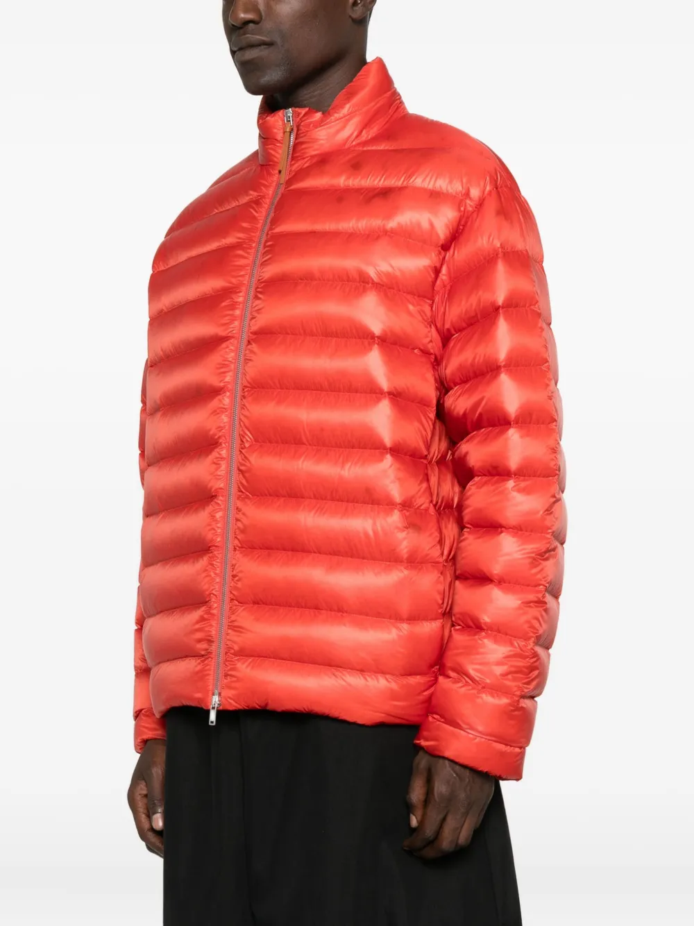 Jil Sander+ Quilted Down Jacket In Orange