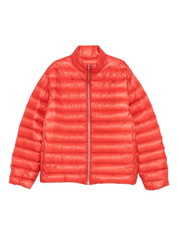 JIL SANDER+ キルティング ダウンジャケット | レッド | FARFETCH JP
