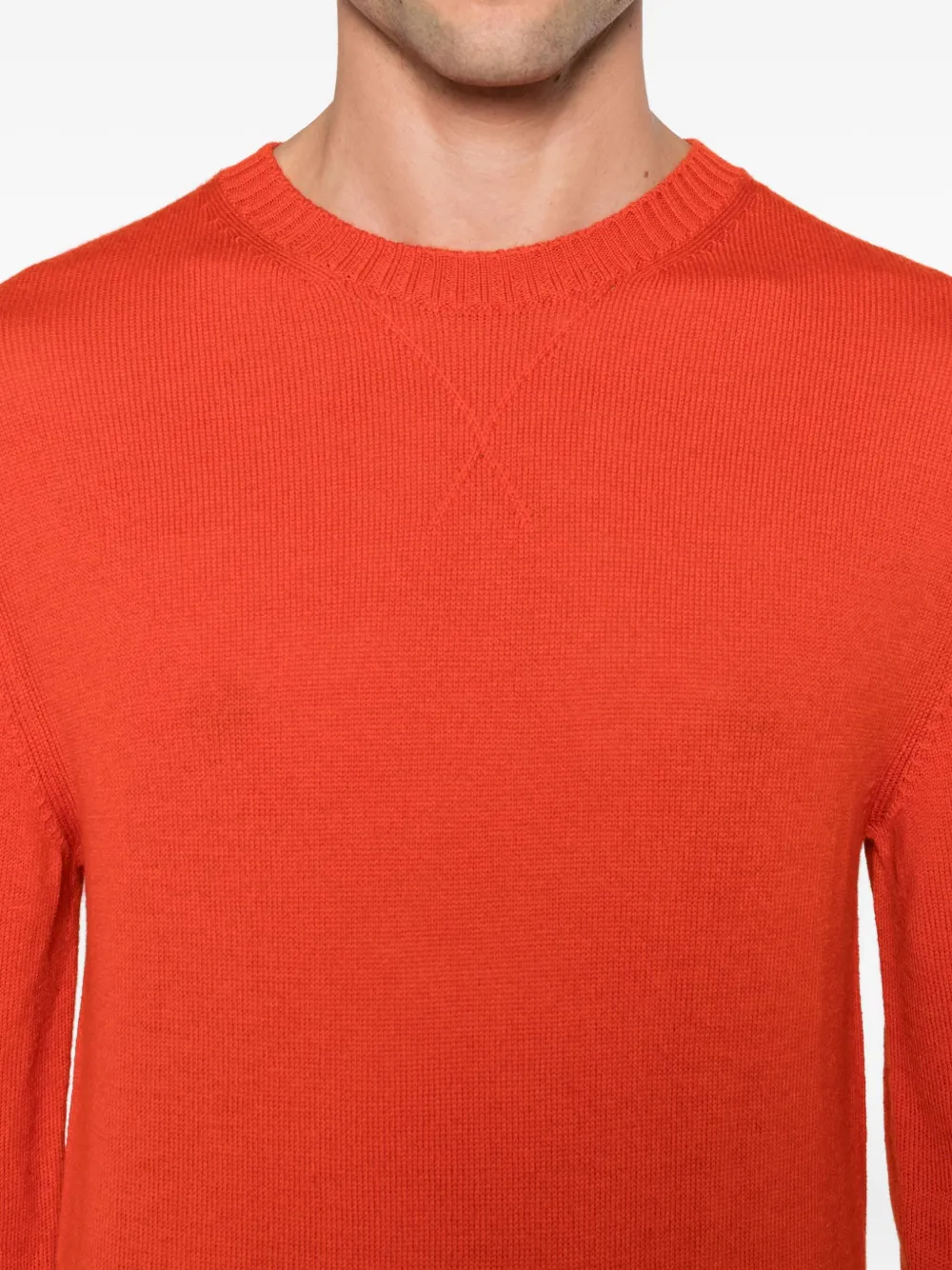 Jil Sander Trui van scheerwol Oranje