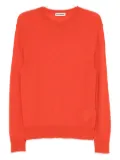 Jil Sander virgin wool sweater - Orange
