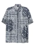 FENDI bandana-print shirt - Blue