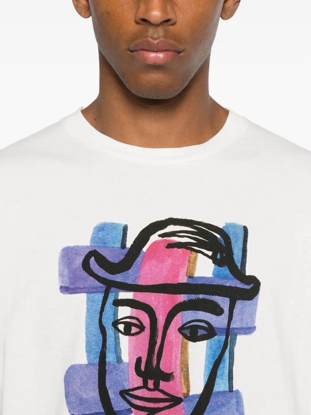 BODE T-shirt met petprint Wit