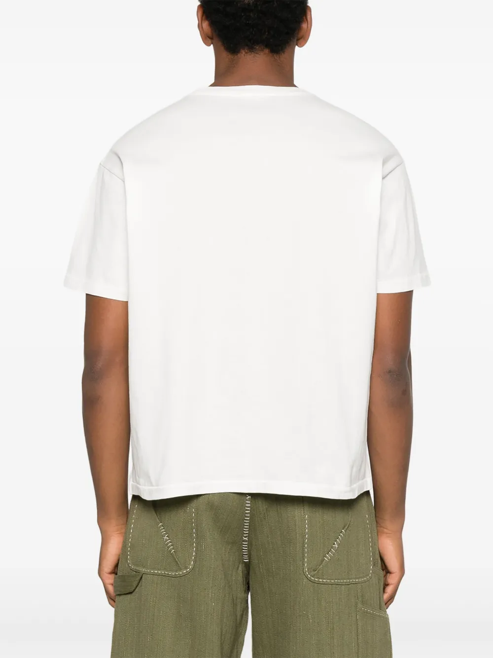 BODE T-shirt met petprint Wit