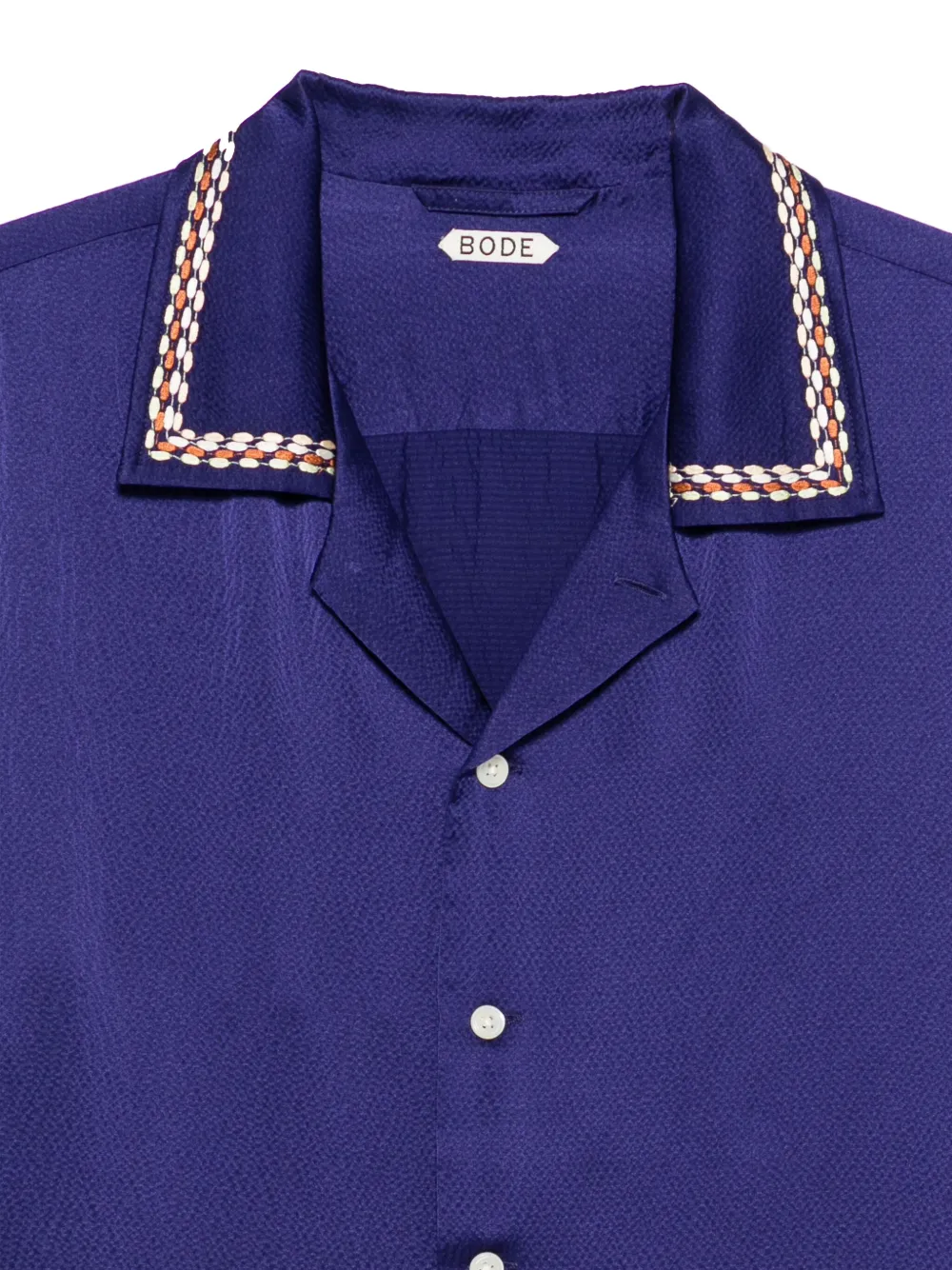 BODE Zijden overhemd Blauw