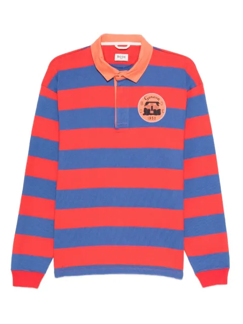 BODE striped rugby polo shirt