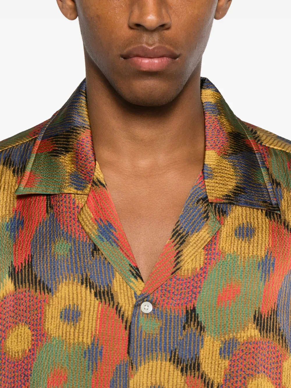 BODE Overhemd met bloemenprint Rood