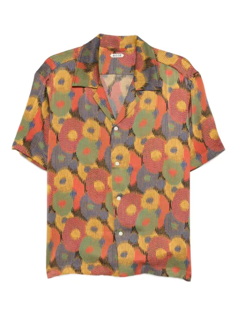 BODE floral-print short-sleeve shirt