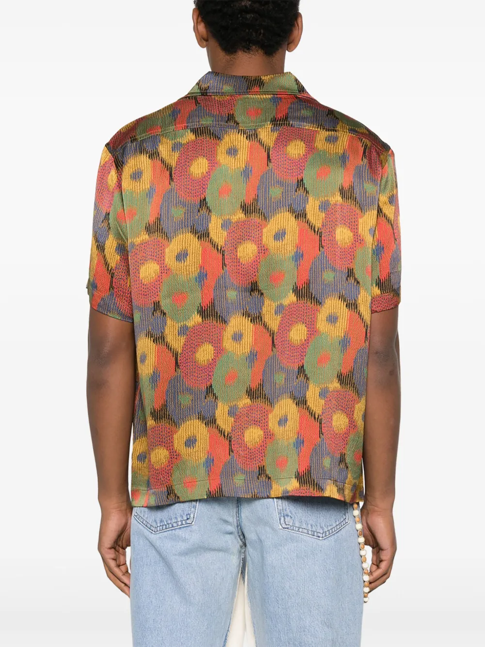 BODE Overhemd met bloemenprint Rood