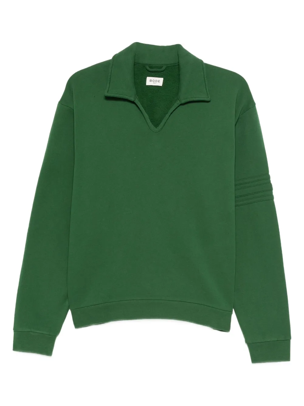 BODE polo-collar sweater | Green | Image 1
