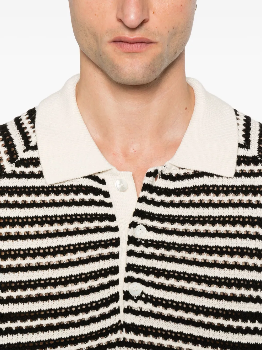 NN07 Brett poloshirt Zwart