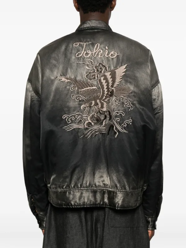 Maison MIHARA YASUHIRO Embroidered Souvenir Jacket | Black